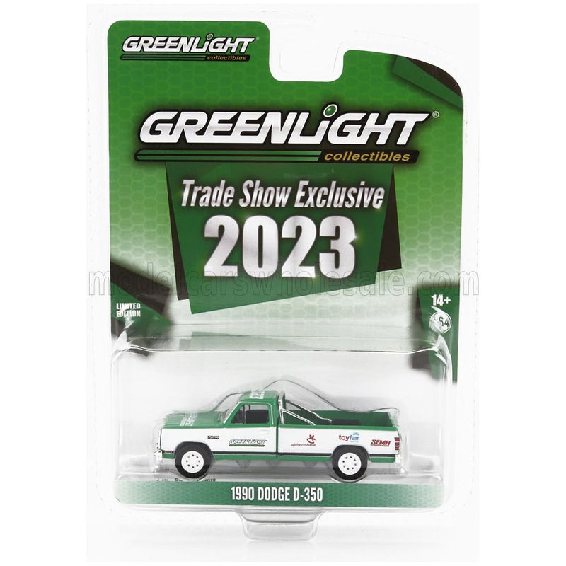 Dodge Ram D-350 Pick-Up Greenlight Trade Show Exclusive 2023 Green Silver - 1:64