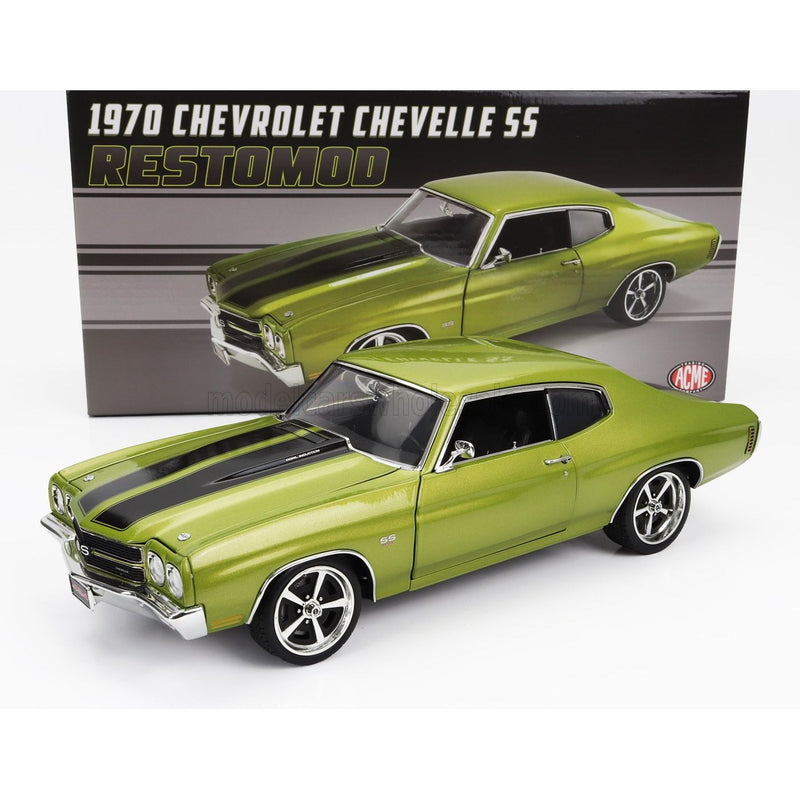 Chevrolet Chevelle SS Coupe Restomod 1970 Green Met - 1:18