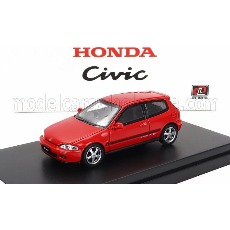 Honda Civic EG6 VTEC 1993 Red - 1:64