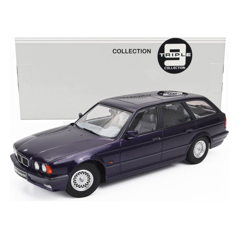 BMW 5-Series Touring / E34 / SW Station Wagon 1996 Blue Purple Met - 1:18