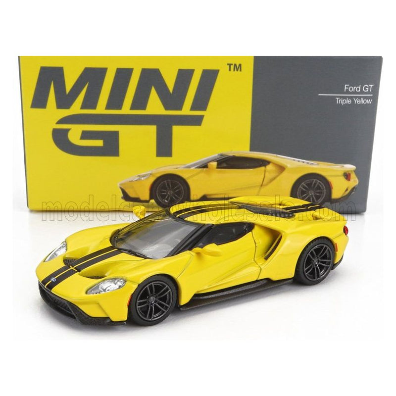 Ford USA GT LHD 2020 Yellow Black - 1:64