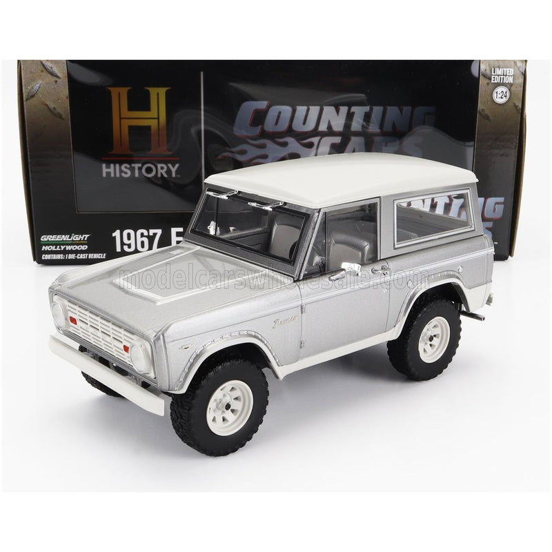 Ford USA Bronco 1967 - Counting Cars Silver - 1:24