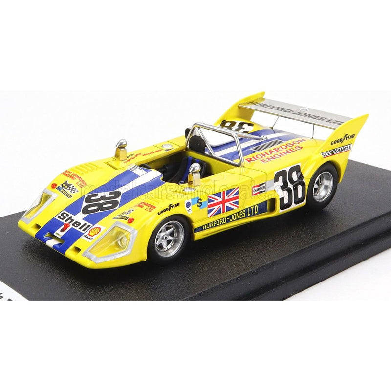 Lola T292 Team Rays Racing N 38 24H LE Mans 1975 Nigel Clarkson Derek Worthington Yellow - 1:43