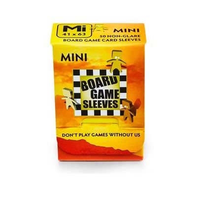 Board Games Sleeves Non-Glare Mini 41x63 MM - 50 Pieces