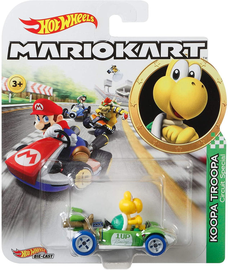 Hot Wheels Mario Kart Die Cast Koopa Troopa Circuit Special / GGV85