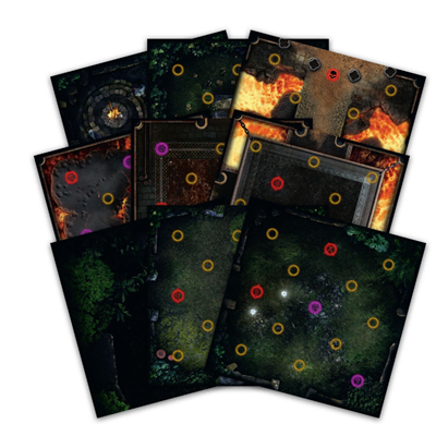 Dark Souls: The Board Game Darkroot Basin And Iron Keep Tile Set