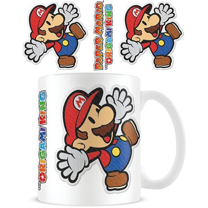 EX Display Paper Mario Mario Sticker Mug