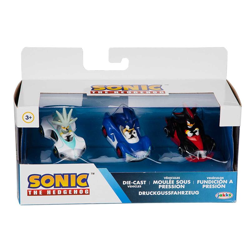Sonic Die Cast 3 Vehicle Pack