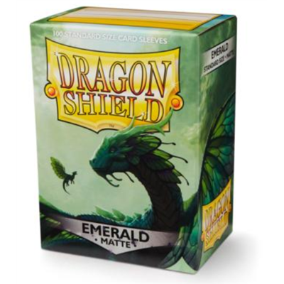 Dragon Shield Matt Sleeves Emerald - 100 Sleeves