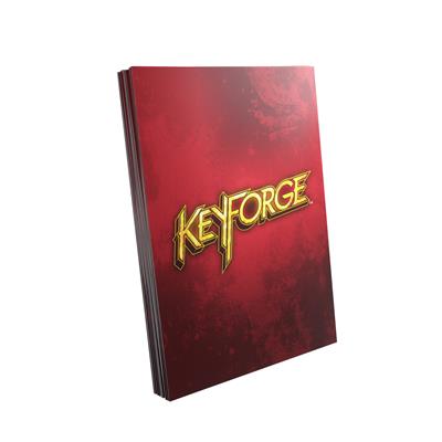 Keyforge Logo Sleeves Red 40 Sleeves