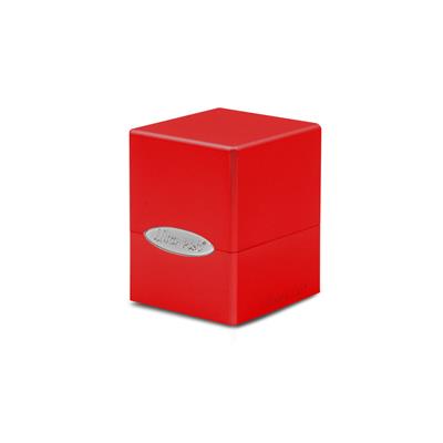 Deck Box Satin Cube Apple Red