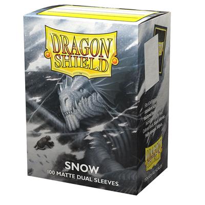 Dragon Shield Dual Matt Sleeves Snow 'Nirin' - 100 Sleeves