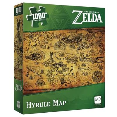 The Legend Of Zelda Hyrule Map 1000 Pieces Puzzle