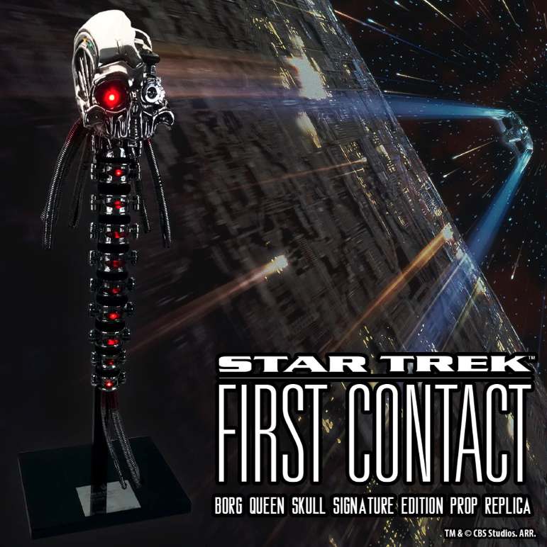 Star Trek First Contact Borg Queen Skull Limited Prop