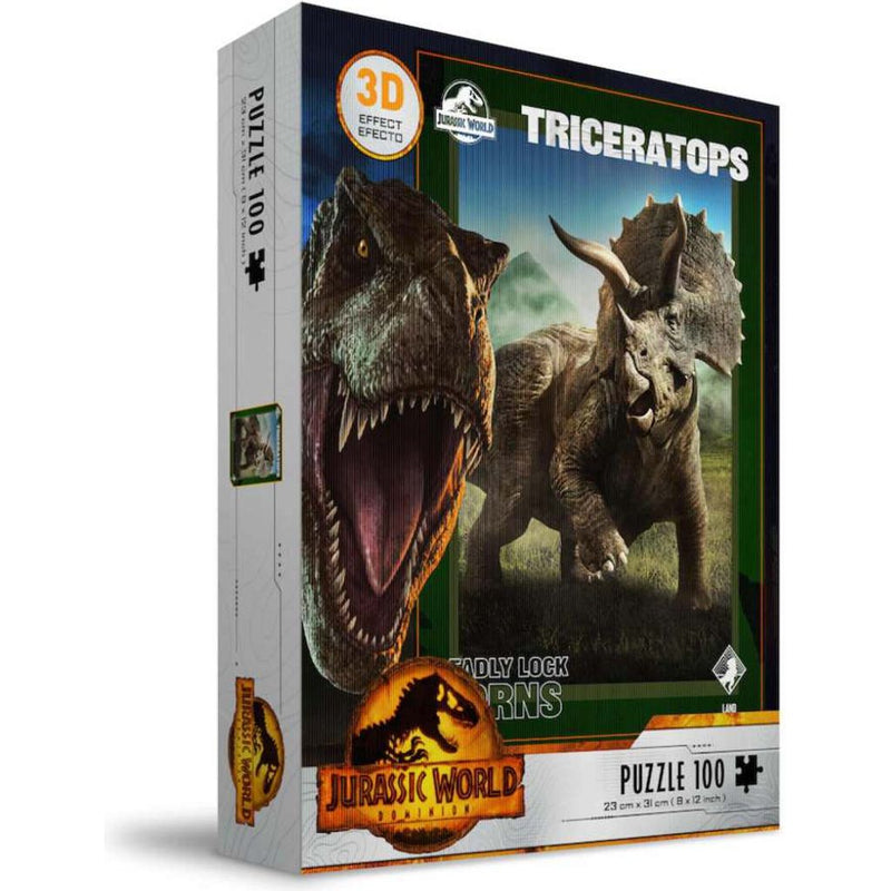 Jurassic World Triceratops 3D EFF Puzzle