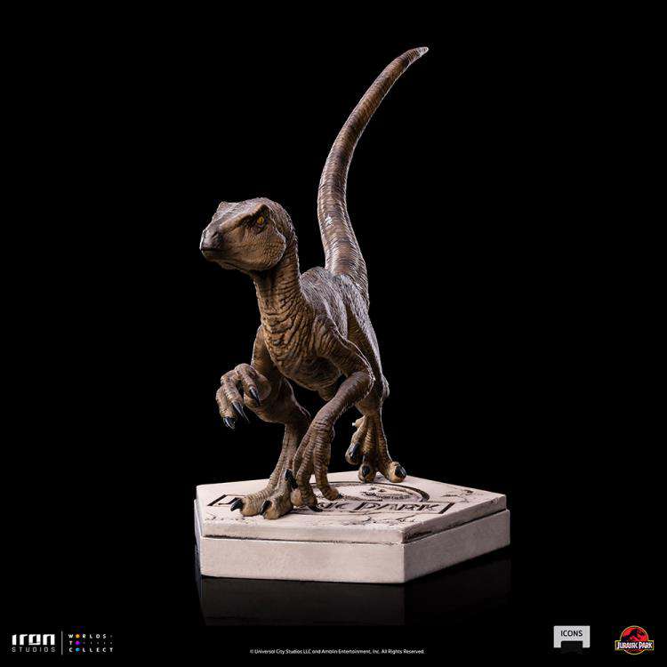 Jurassic Park Icons Velociraptor B Statue