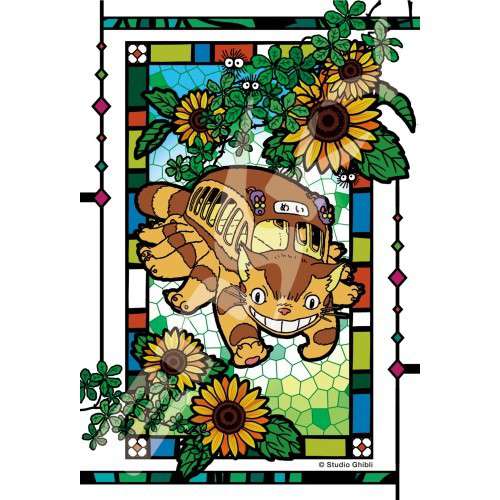 Totoro Catbus Stained Glass Puzzle - 126 Pieces