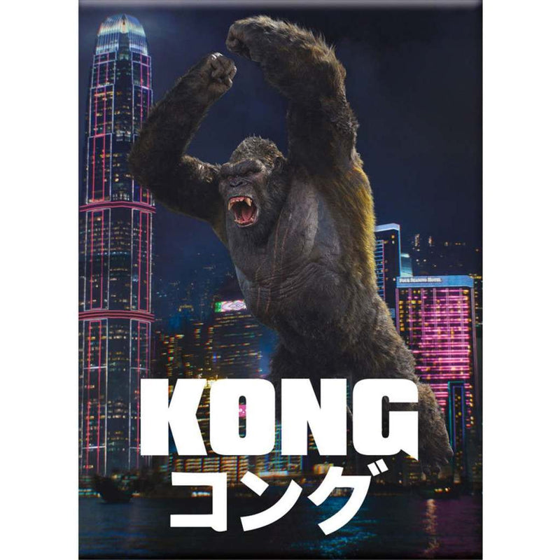 Godzilla Vs Kong City Kong Flat Magnet