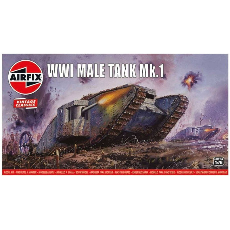 WWI Male Tank MK.I - 1:76