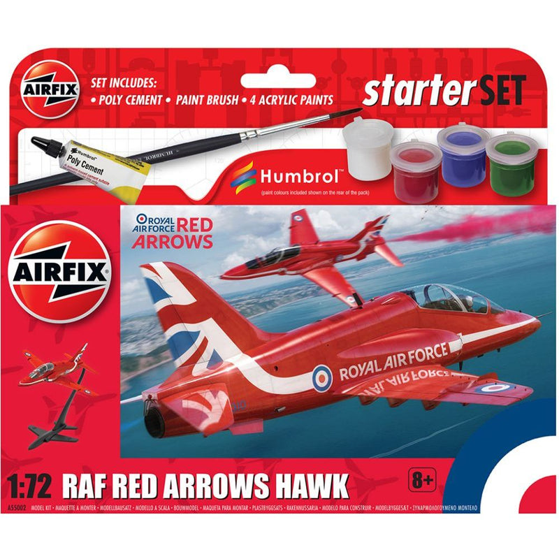 Red Arrows Hawk Starter Set - 1:72