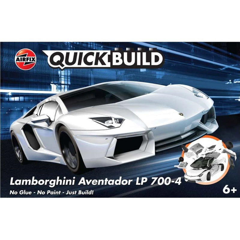 QUICKBUILD Lamborghini Aventador White Model