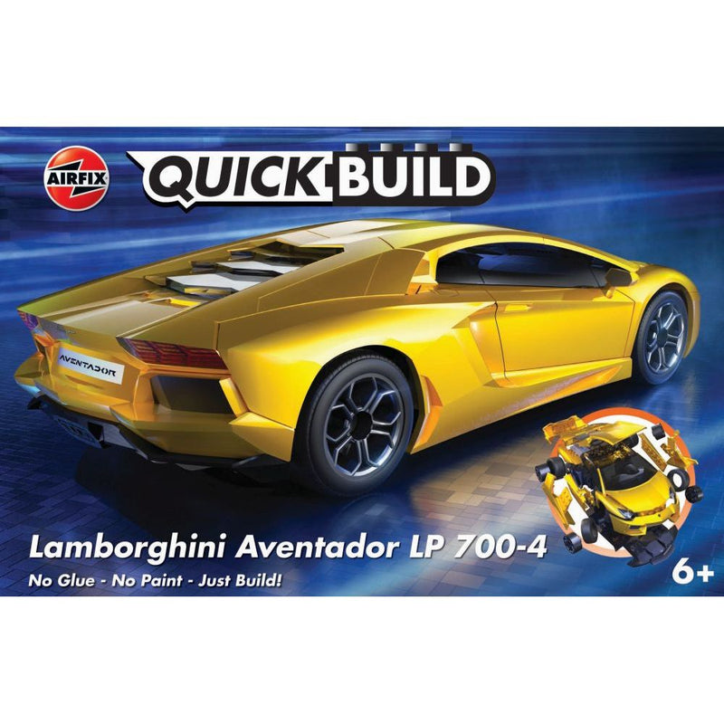 QUICKBUILD Lamborghini Aventador - Yellow