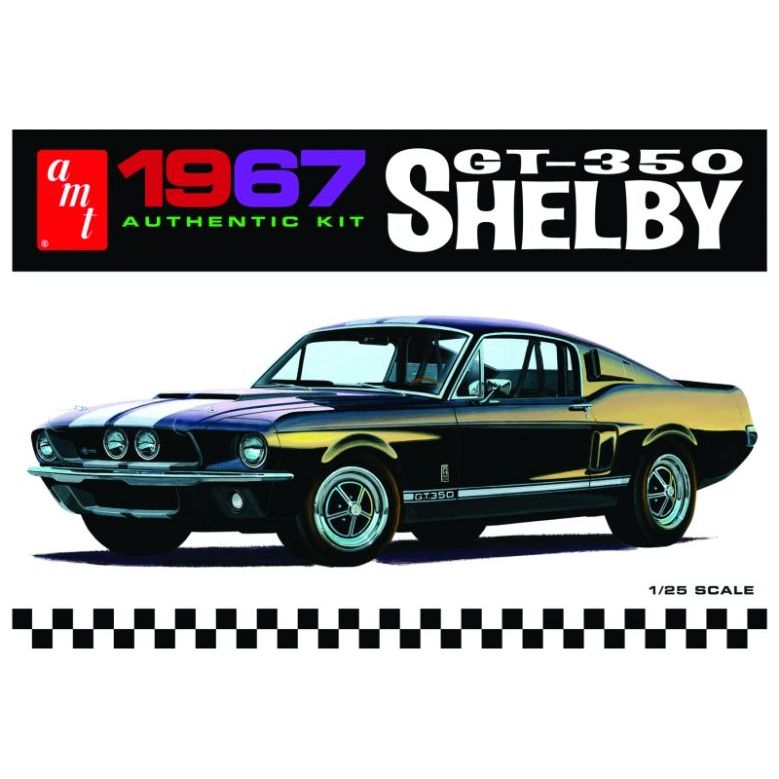 Shelby GT350 Moulded In White 1967 - 1:25
