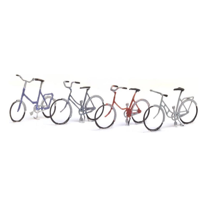 Bicycles Set A (4) 1:160 Ready-Made Painted - N