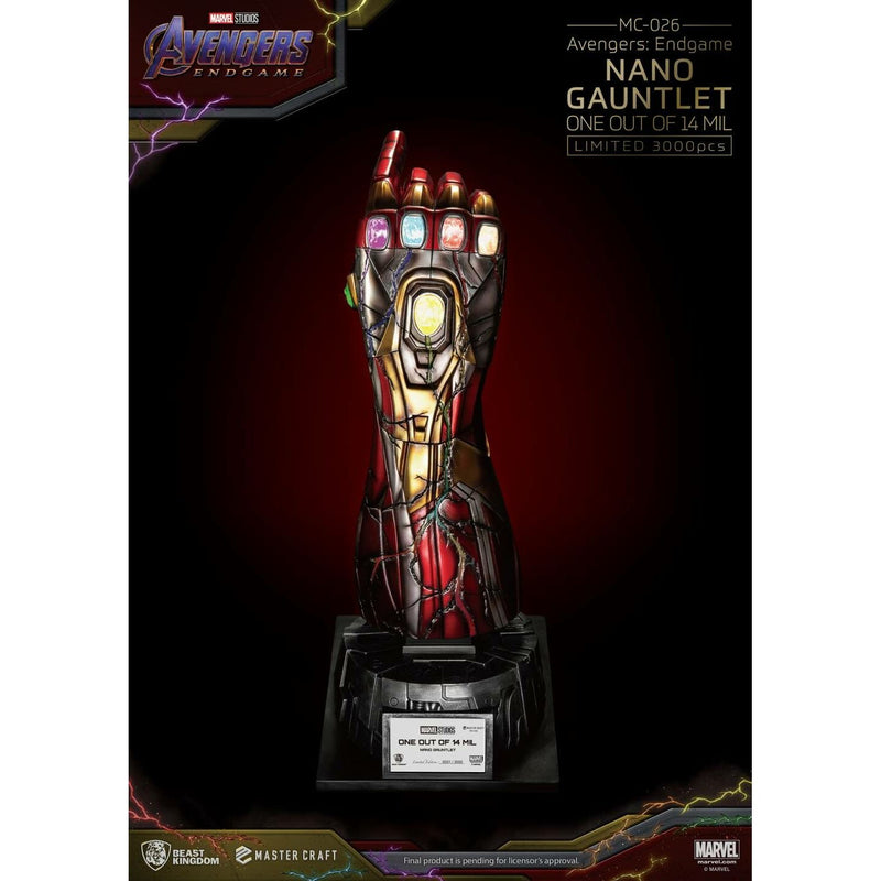 Marvel: Avengers Endgame Master Craft Nano Gauntlet 1:14000605 Chance Statue