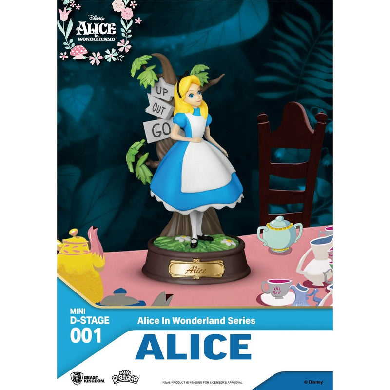 Disney: Alice In Wonderland Alice Mini PVC Diorama Statue