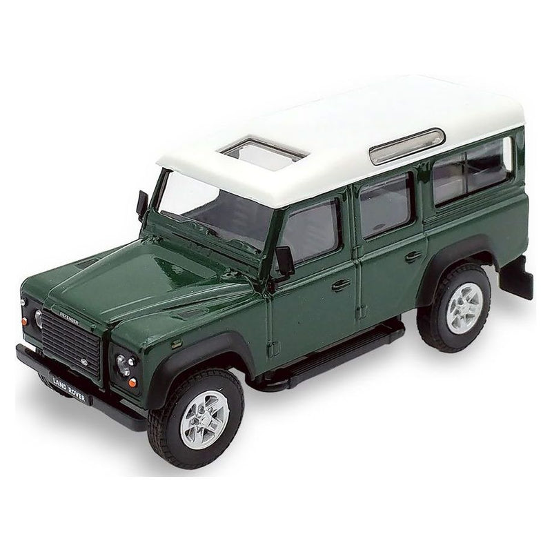 Land Rover Defender 110-DK Green / White Roof - 1:43