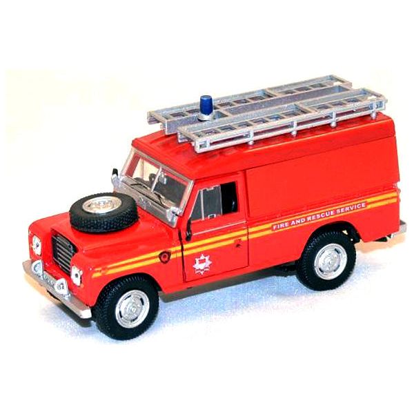 Land Rover S3 ClosedSilver Ladders Fire - 1:43