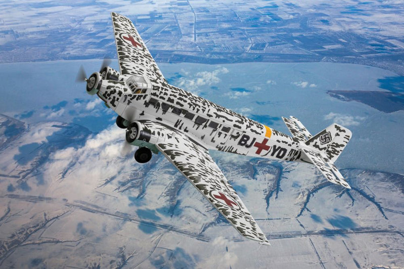 Junkers Ju-52/3M Air Amb. Bm+Aa Stalingrad Casualty Evacuation Flights Stalingrad Rus - 1:72