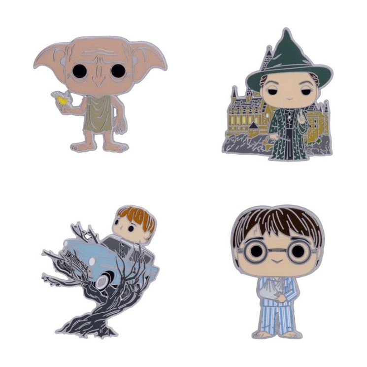 Pop! Pins: Harry Potter Anniversary  Chamber Of Secrets - Pack Of 4
