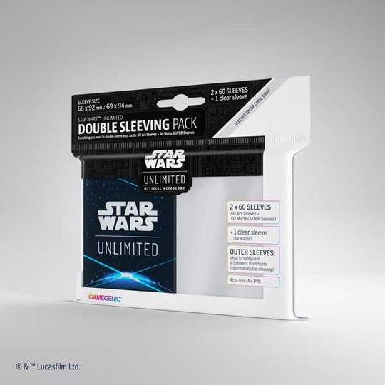 UNIT Gamegenic Star Wars: Unlimited Double Sleeving Pack Space Blue