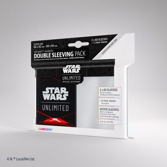 UNIT Gamegenic Star Wars: Unlimited Double Sleeving Pack Space Red