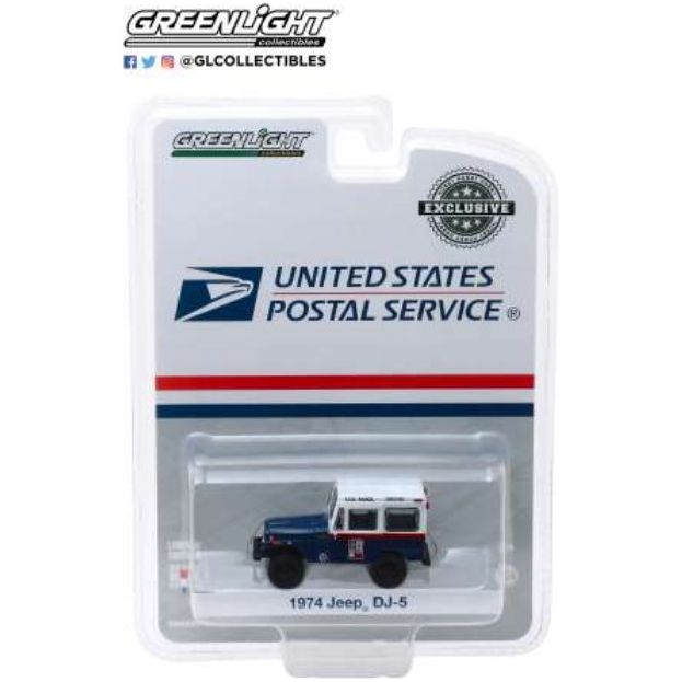 Jeep DJ-5 U.S. Mail Civil Defense 1974 Don't Tie Up Mail Service Use ZIP CODE' - 1:64