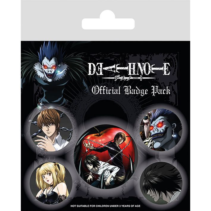 Death Note: Characters Badge Pack