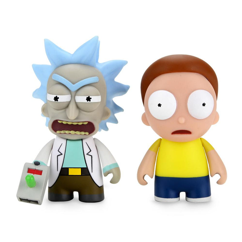 Rick And Morty: Raygun Rick And Morty Vinyl Mini Figure - Pack Of 2