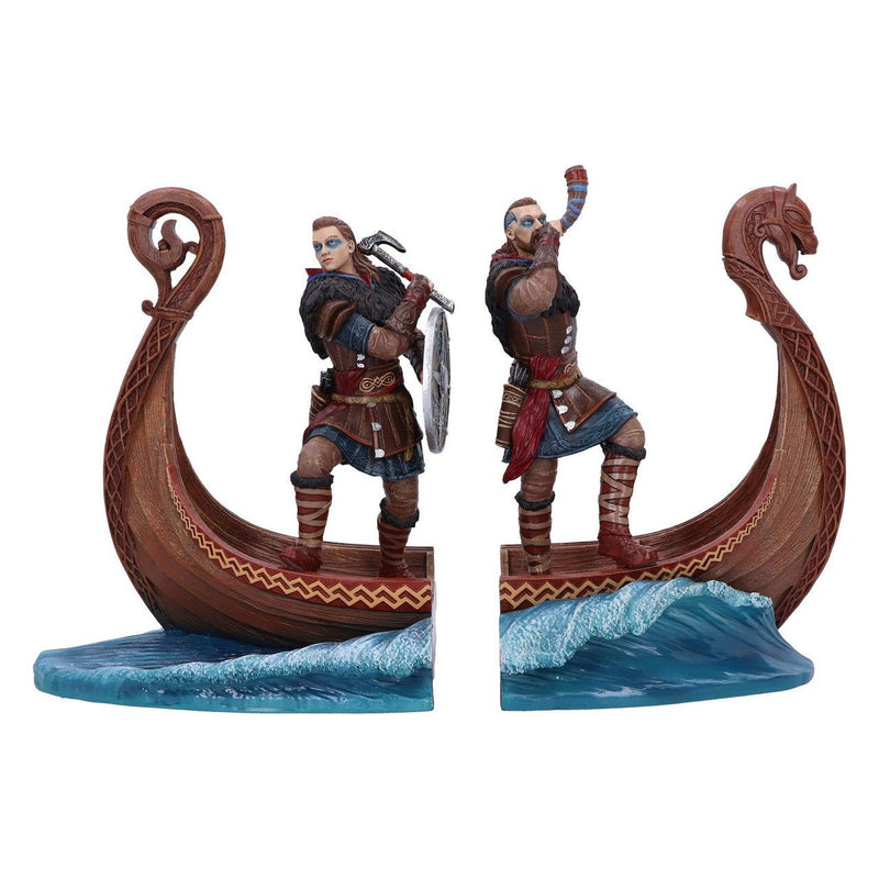 Assassin's Creed Valhalla: Eivor On Longship Bookends