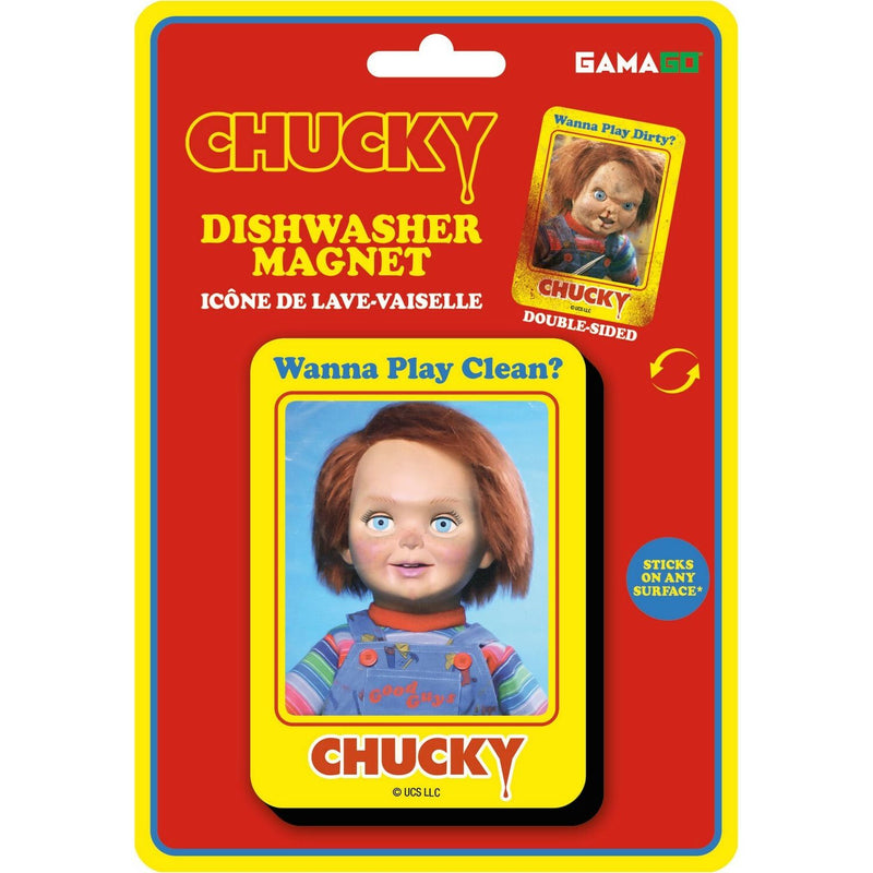 Child'S Play: Chucky Clean Dirty Dishwasher Magnet
