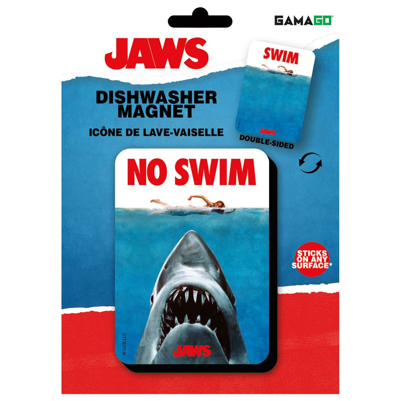 Jaws: Clean Dirty Dishwasher Magnet