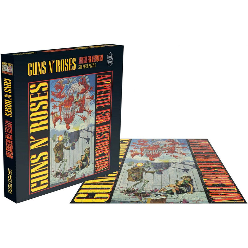 Guns N' Roses: Appetite For Destruction Original Cover Jigsaw Puzzle - 500 Pieces