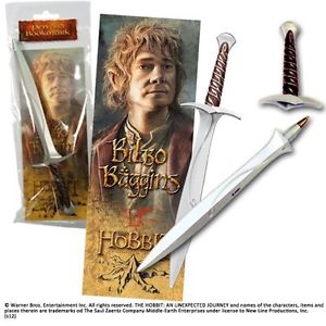 The Hobbit: Sting Sword Pen And Paper Bookmark