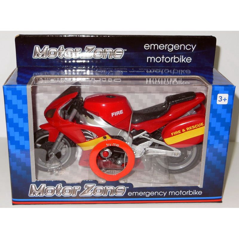 Motorzone Motorbike - Fire and Rescue - 6" Model