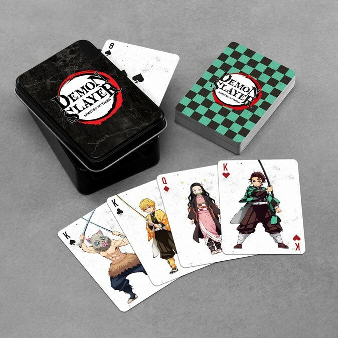 Demon Slayer Kimetsu No Yaiba: Playing Cards With Storage Tin