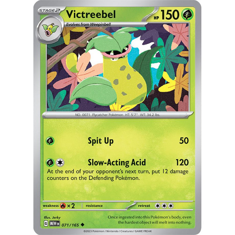 Victreebel 071/165 Pokemon 151 (MEW) Trading Card Uncommon