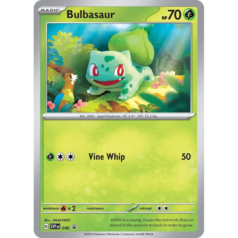 Bulbasaur SVP EN 046 PROMO Pokemon Scarlet & Violet 151 Trading Card Holo Eng