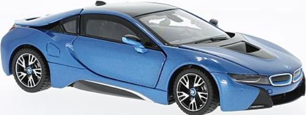 BMW i8 Metallic Blue - 1:24