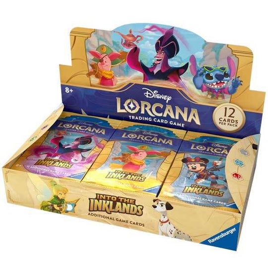 Disney Lorcana Set 3 Booster Box (24 Packs) Into the Inklands